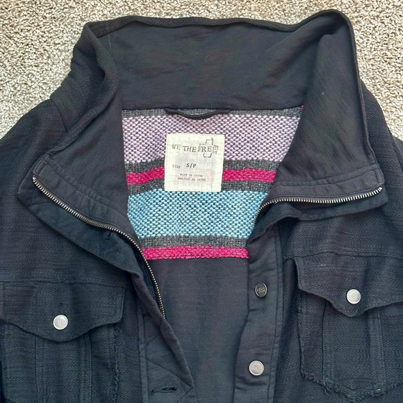 Free People Women's Small Shirt Jacket Shacket NICE - Picture 4 of 4